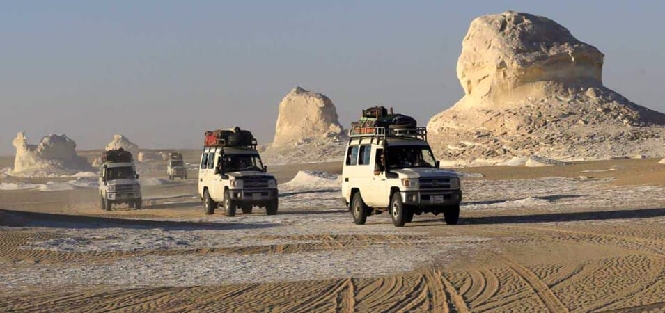 Circuit dans le Désert Blanc d’Égypte