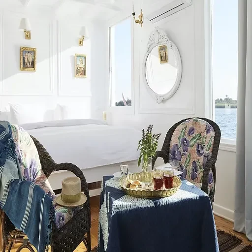 Adelaïde Dahabiya – élégante croisière 5 étoiles de 6 jours sur le Nil de Louxor à Assouan