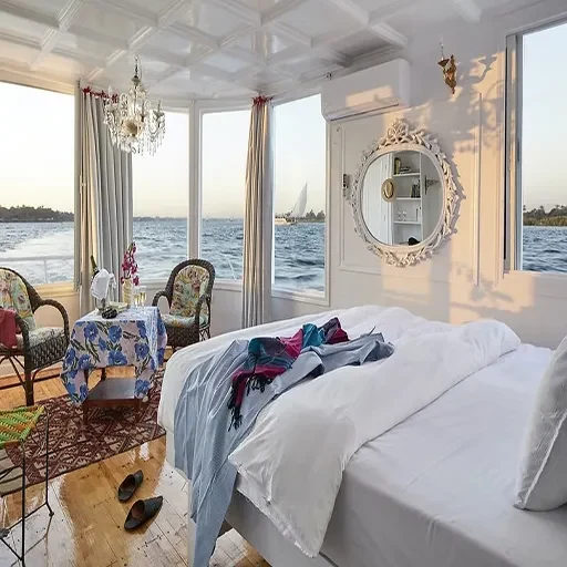 Adelaïde Dahabiya – élégante croisière 5 étoiles de 6 jours sur le Nil de Louxor à Assouan