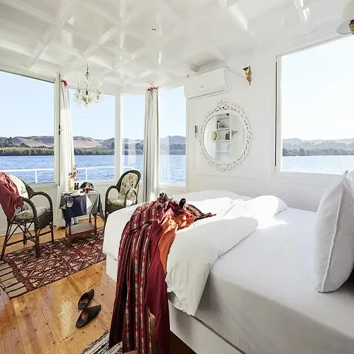Adelaïde Dahabiya – élégante croisière 5 étoiles de 6 jours sur le Nil de Louxor à Assouan