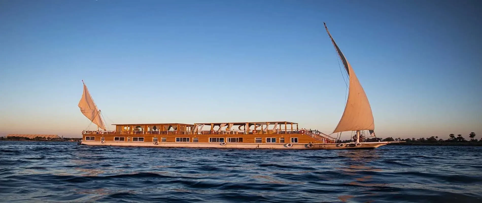Akhnaton Dahabiya – croisière boutique 5 étoiles de 5 jours sur le Nil de Louxor à Assouan