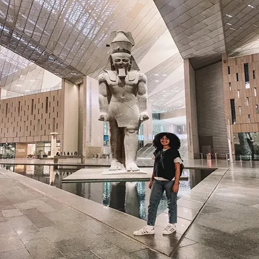 Excursion privée en avion de Louxor au Grand Musée Égyptien et aux pyramides de Gizeh