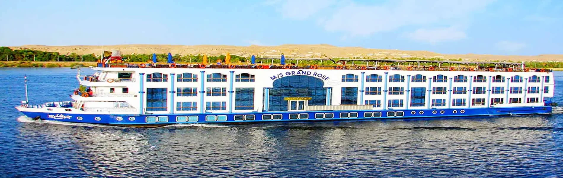 Grand Rose – croisière sur le Nil de 8 jours au départ de Louxor, aller-retour via Assouan