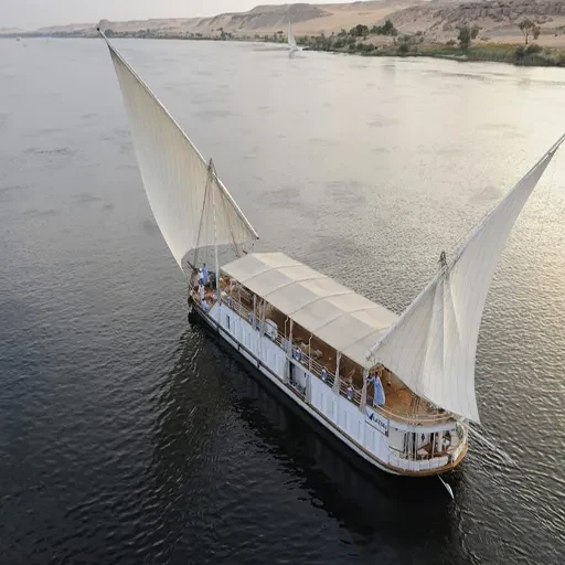 Lazuli Luxor Dahabiya – croisière sur le Nil de 6 jours : Louxor–Assouan