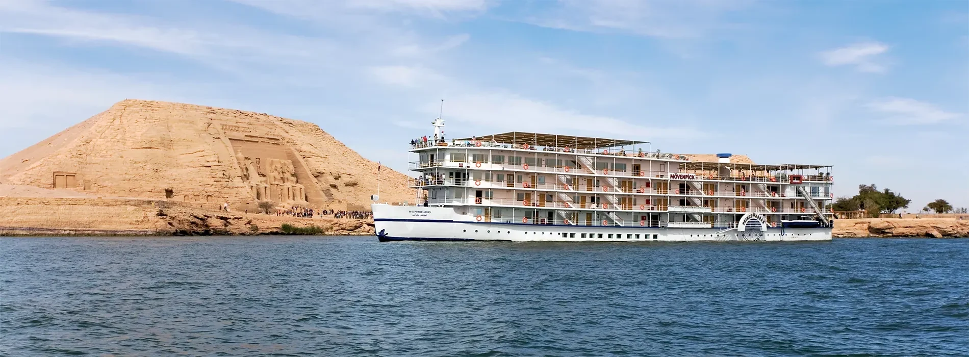 Mövenpick MS Prince Abbas – croisière sur le lac Nasser de 5 jours : Assouan–Abou Simbel