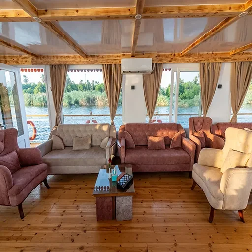 Princess Cleopatra Dahabiya – croisière sur le Nil de 5 jours : Louxor–Assouan