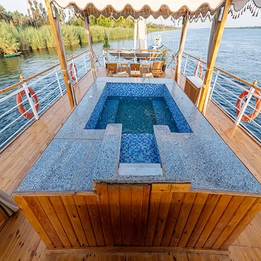 Princess Cleopatra Dahabiya – croisière sur le Nil de 5 jours : Louxor–Assouan