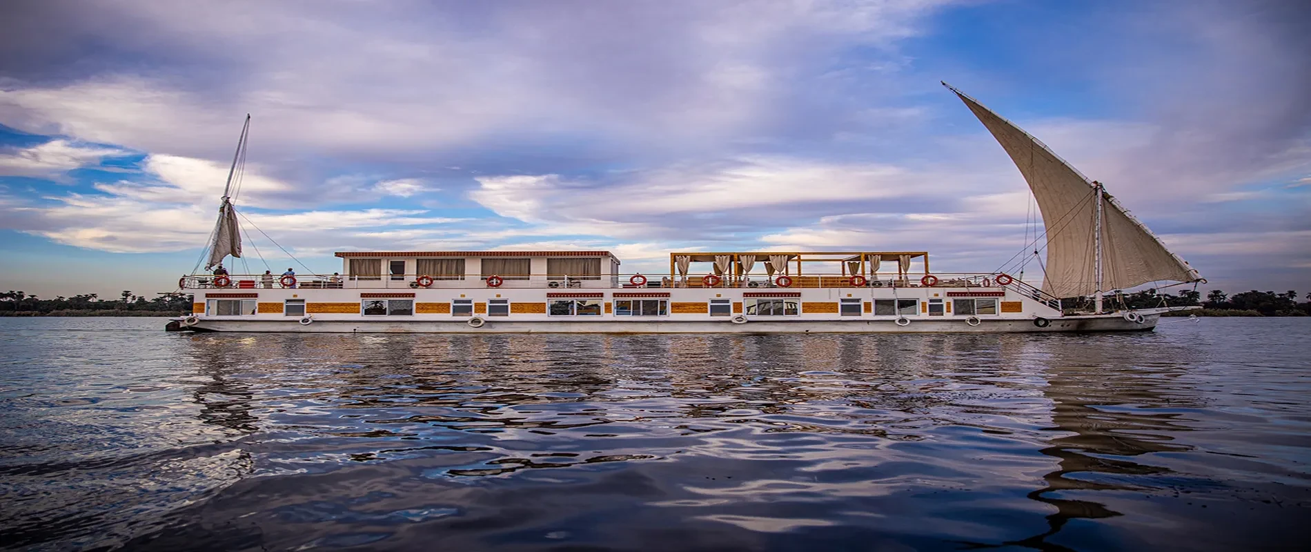 Princess Cleopatra Dahabiya – croisière sur le Nil de 4 jours : Assouan–Louxor