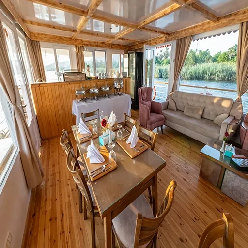 Princess Cleopatra Dahabiya – croisière sur le Nil de 4 jours : Assouan–Louxor