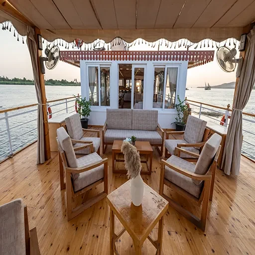 Princess Cleopatra Dahabiya – croisière sur le Nil de 4 jours : Assouan–Louxor