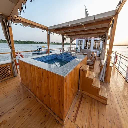 Princess Cleopatra Dahabiya – croisière sur le Nil de 8 jours : Louxor–Assouan