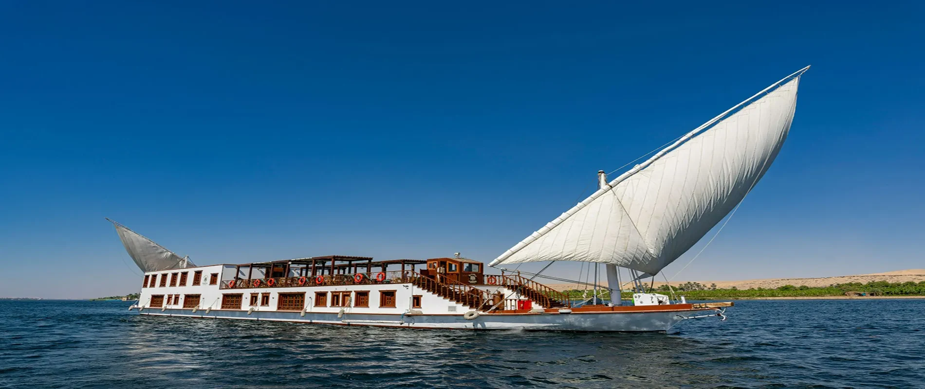 Princess Farida Dahabiya – croisière sur le Nil de 4 jours : Assouan–Louxor