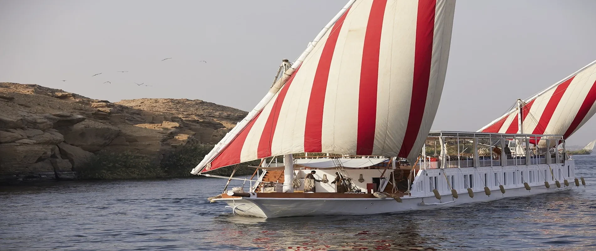 Roman Dahabiya – croisière sur le Nil de 6 jours : Louxor–Assouan