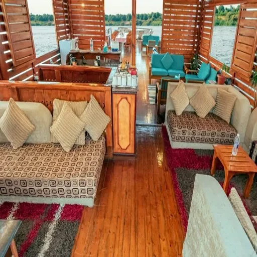 Royal Cleopatra Dahabiya – croisière sur le Nil de 5 jours : Louxor–Assouan